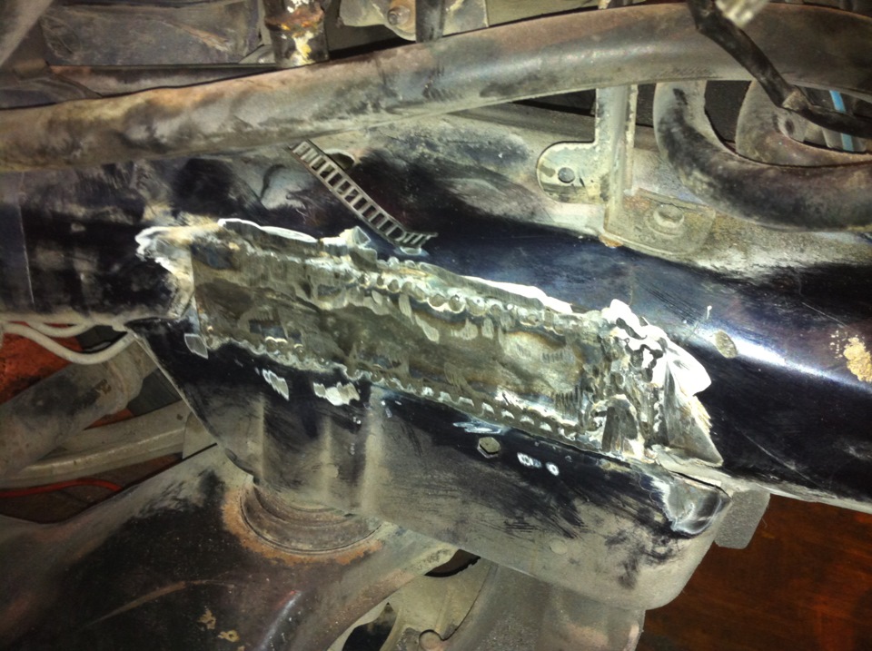 Устраняем обрыв силовой части от лонжерона — Audi A4 (B5), 1,8 л, 1997 ...