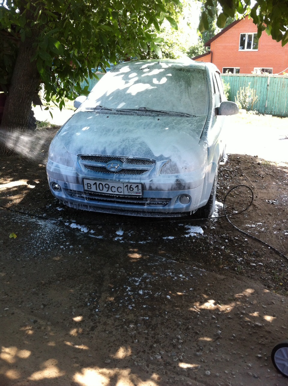 Минимойка Интерскол — Hyundai Getz, 1,4 л, 2006 года | мойка | DRIVE2