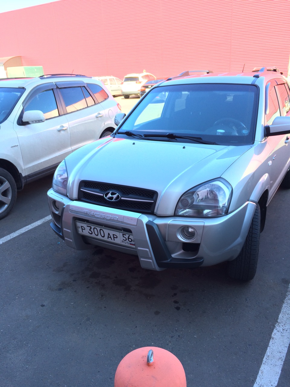 Кенгуру — Hyundai Tucson (JM), 2 л, 2008 года | аксессуары | DRIVE2