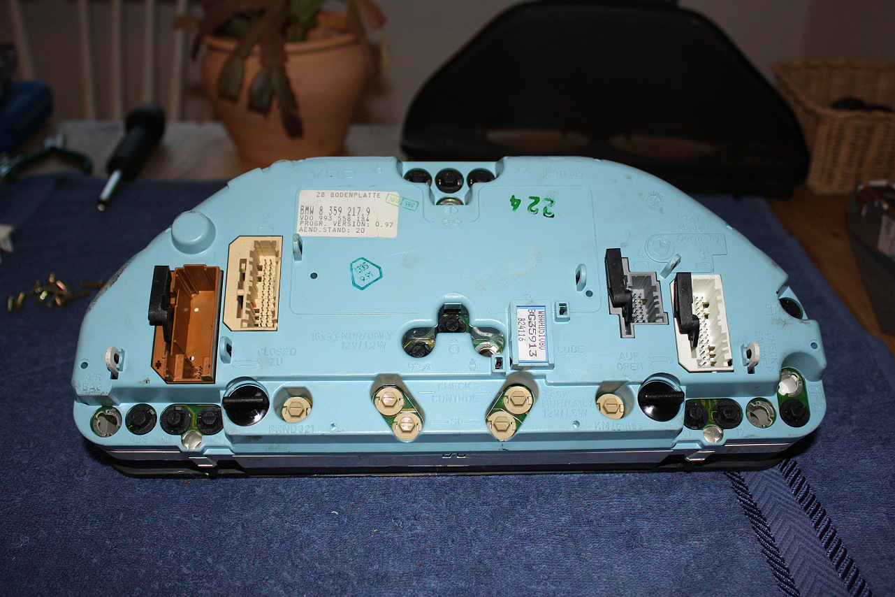 ☣ FAQ BMW. Подробно по Установке High приборки с БК! - BMW 5 series (E34), 2,5 л