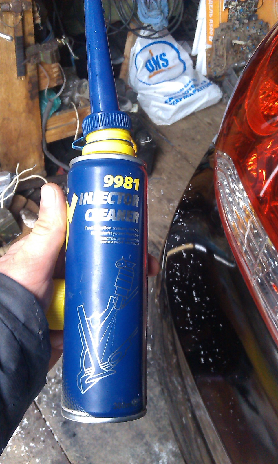 Промывка в бак MANNOl — Hyundai Solaris, 1,6 л, 2013 года | другое | DRIVE2