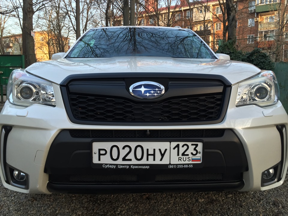 Subaru forester sh решетка радиатора тюнинг