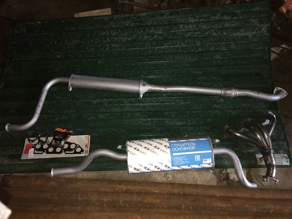 #10 Замена выхлопа — Lada 2114, 1,6 л, 2012 года | своими руками | DRIVE2