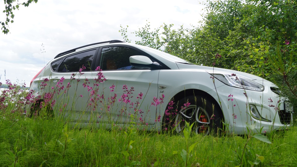 Авария — Hyundai Solaris Hatchback, 1,6 л, 2014 года | шины | DRIVE2