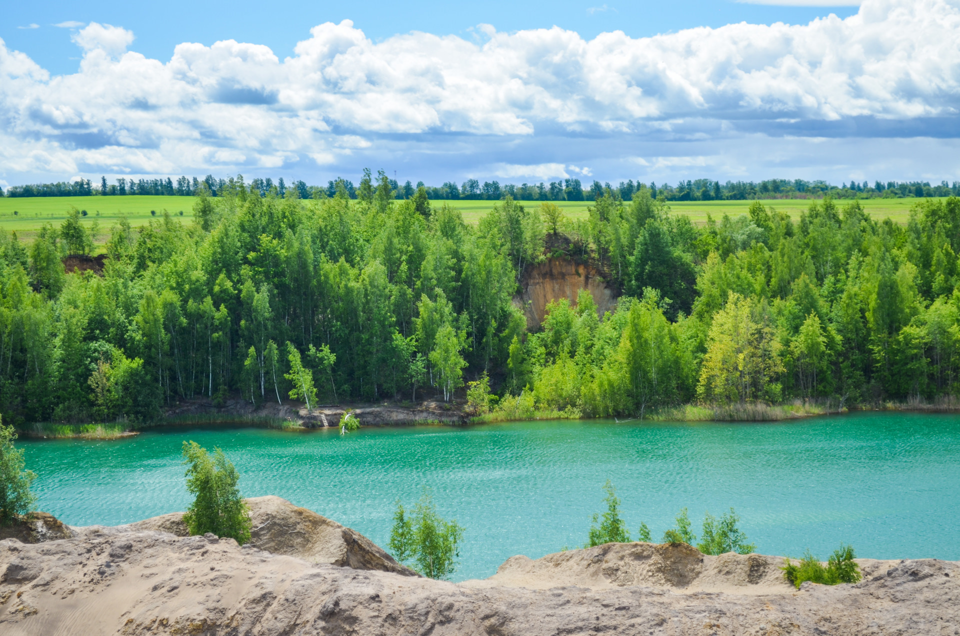 Голубое озеро Дегтярск