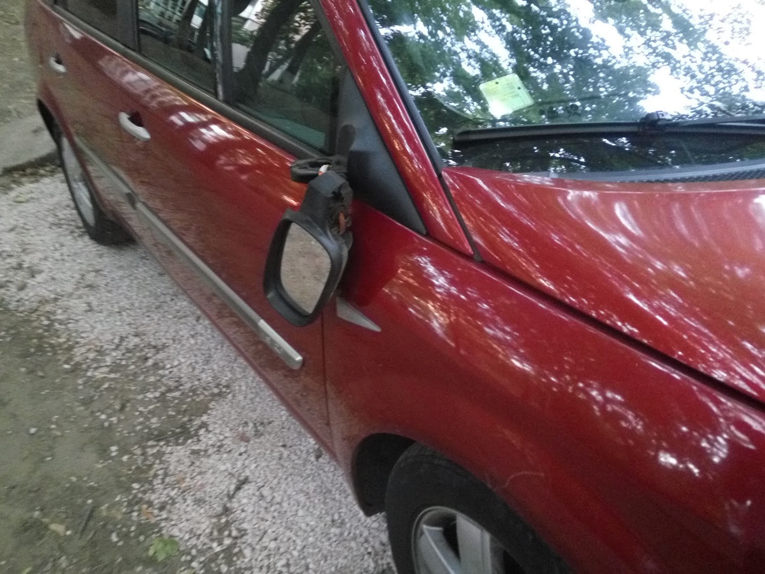 Механизм складывания зеркал. Украли накладку на зеркало. — Renault ...