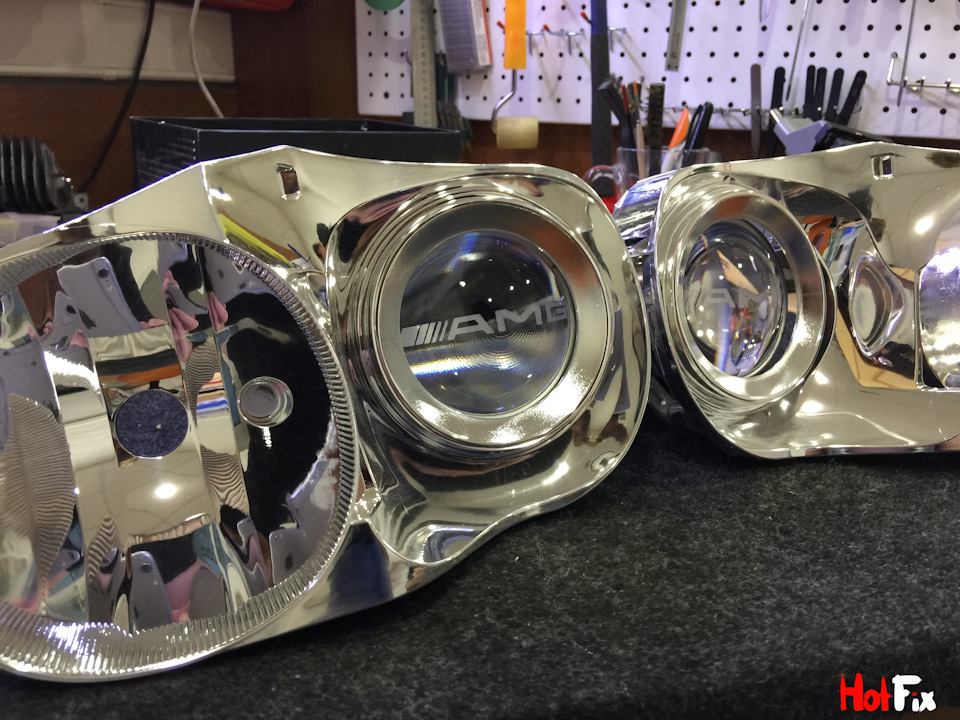 Mercedes ML Amg — ретрофит оптики фар — HotFix на DRIVE2