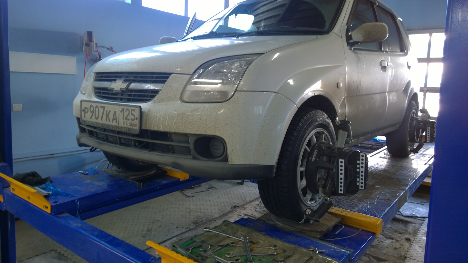 Ремонт рул. рейки — Chevrolet Cruze (Suzuki), 1,3 л, 2004 года | своими ...