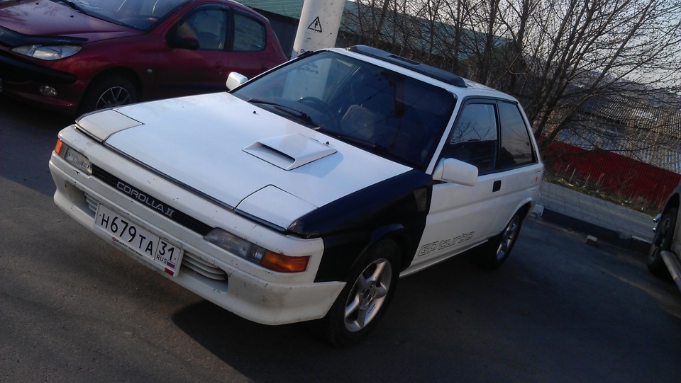 Toyota corolla 2. Toyota Corolla II, 1986 слепая.