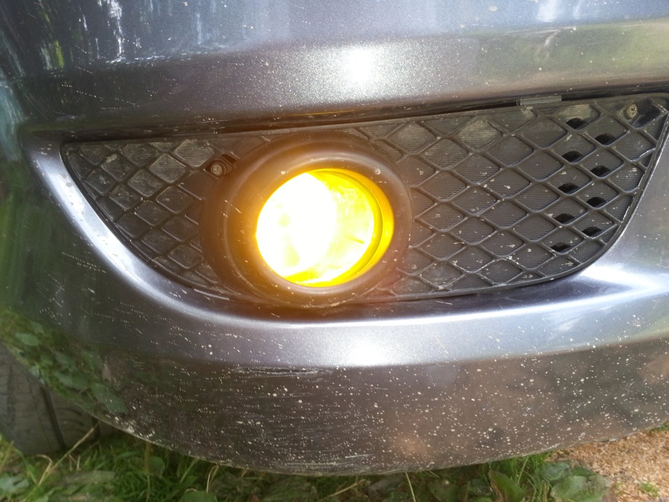 ПТФ часть 2 — Mitsubishi Lancer X, 2,4 л, 2007 года | своими руками ...