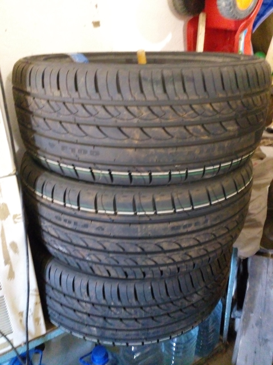 Летняя резина Minerva F105 235/45 R18. — Honda Accord (8G), 2,4 л, 2008 ...