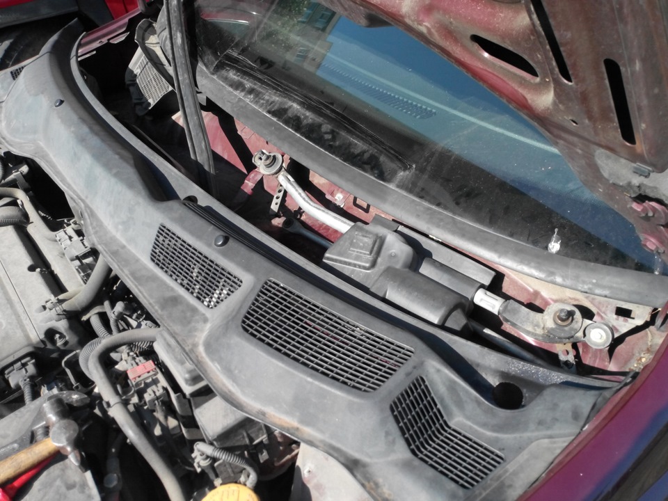 Слетела тяга дворника — Opel Astra G, 1,4 л, 2007 года | своими руками ...