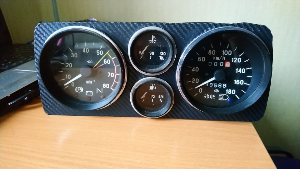 Приборы 2106 в штатную приборку. — СеАЗ 11113 Ока, 0,8 л, 2002 года ...