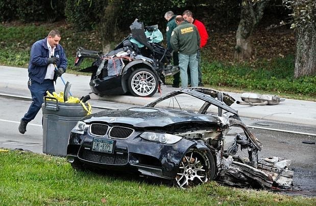 Разбитая BMW m5