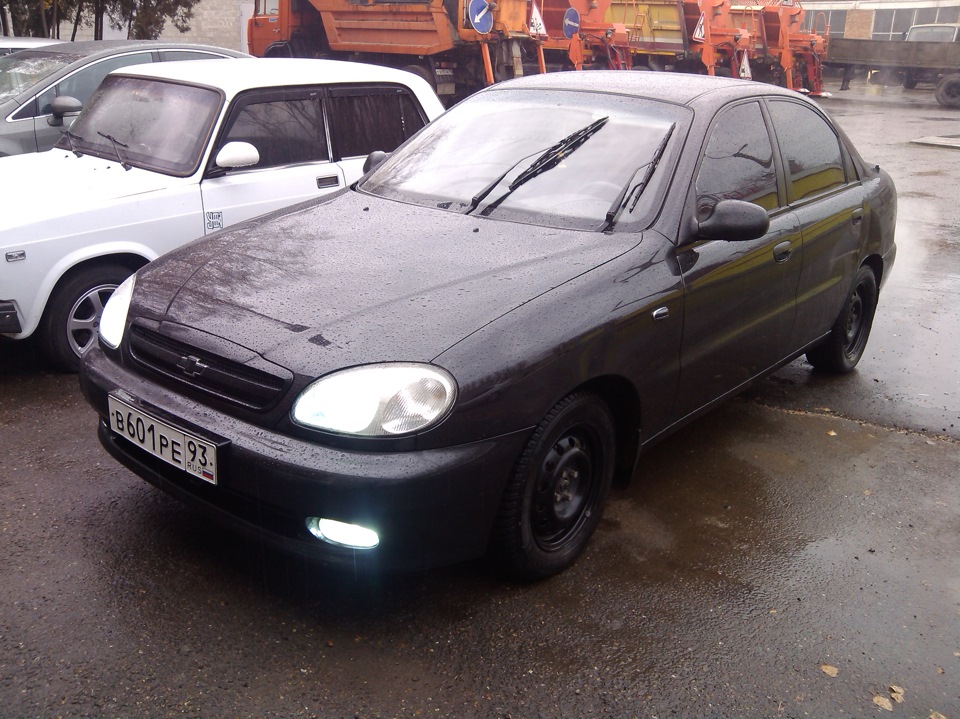 Daewoo lanos черный