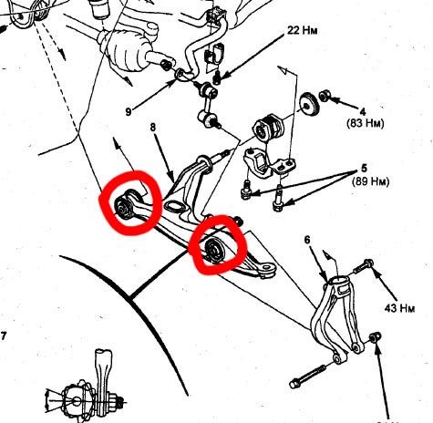 Хонда домани схема подвески
