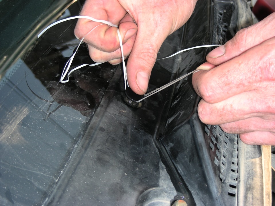 КЛИПСЫ ПЛАСТИКА ДВОРНИКОВ - СНЯТИЕ - НАНОТЕХНОЛОГИЯ - Honda Integra Type R (DC2)