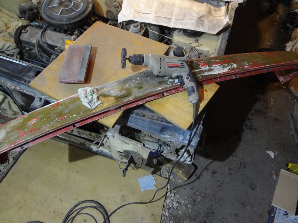 Ремонт рамки лобового стекла (ЧАСТЬ 2) продолжение — Lada 2109, 1,3 л ...