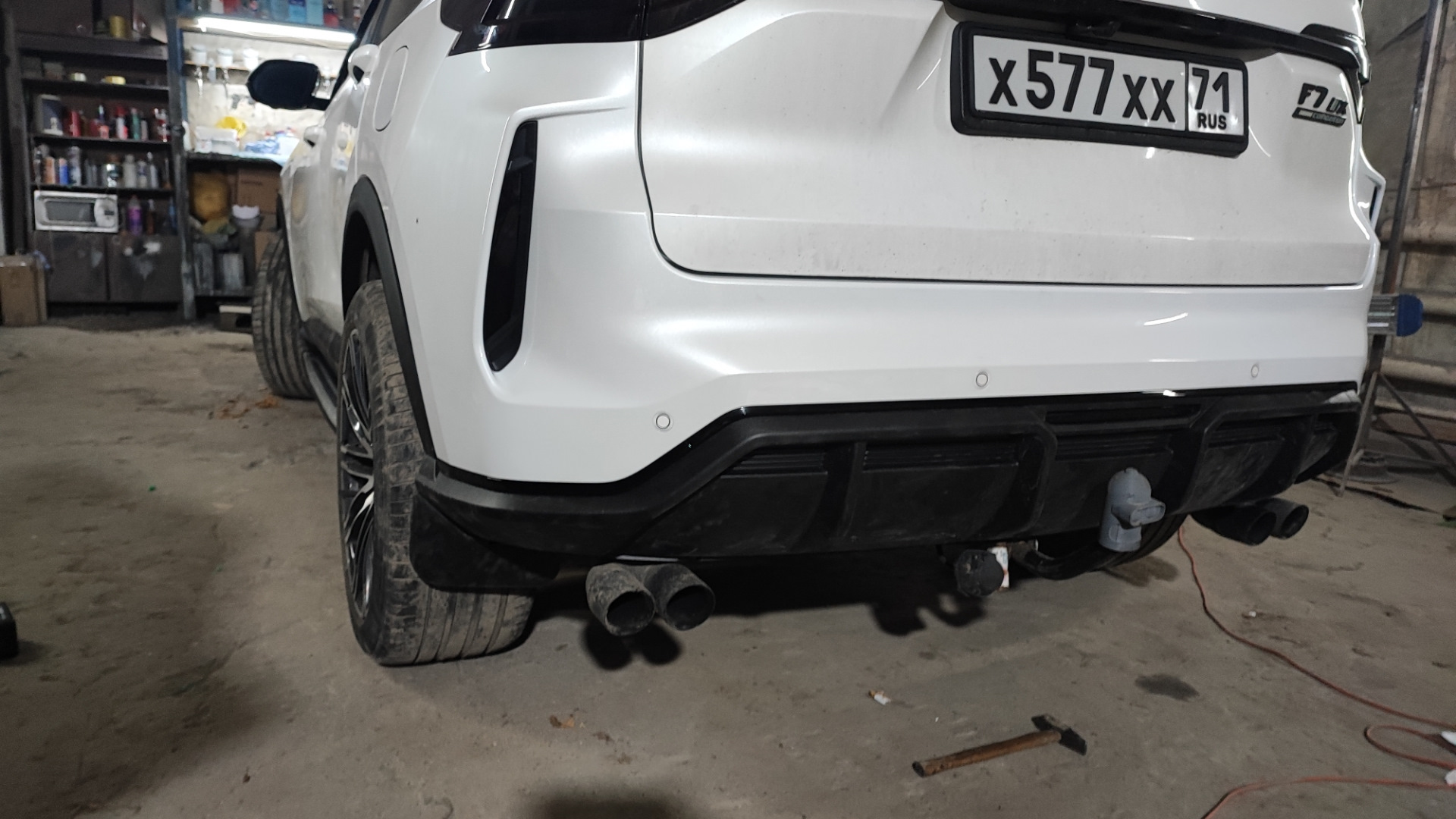 Задний бампер на месте! — Haval F7x, 2 л, 2020 года | кузовной ремонт ...