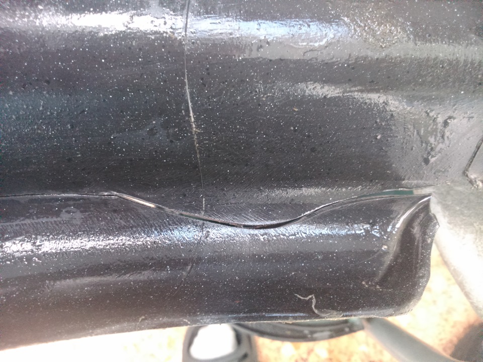 Снятие и ремонт заднего бампера и ремонт металл креплений — Lada 2114 ...