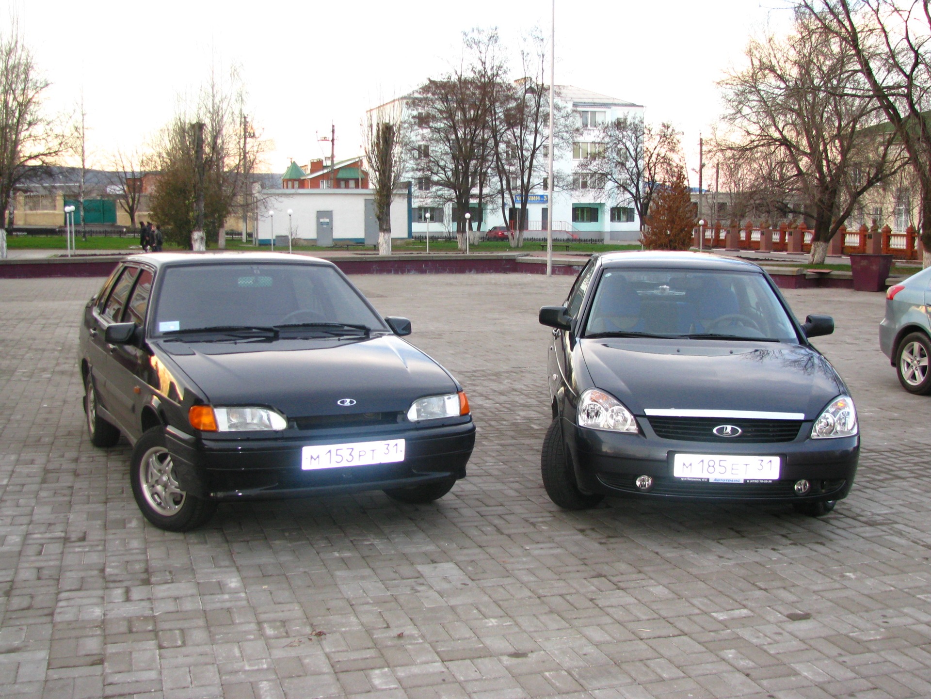 Черная Пятнашка, Викинг и Белый Хэтч — Lada 2115, 1,6 л, 2009 года |  фотография | DRIVE2