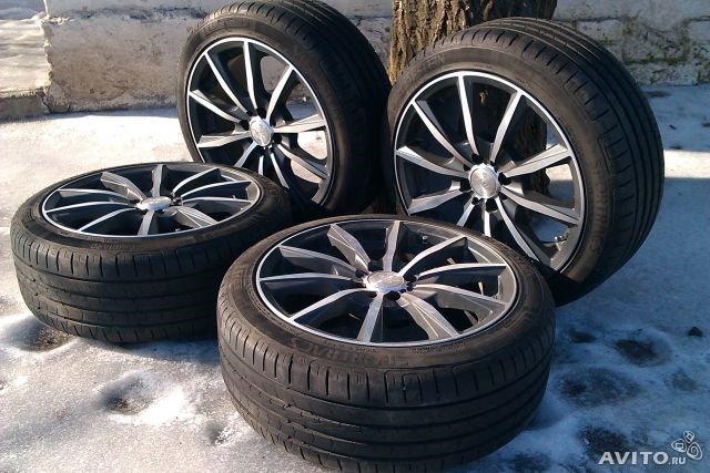 Продаю комплект дисков и резины на ВАЗ — Lada 2115, 1,5 л, 2005 года ...