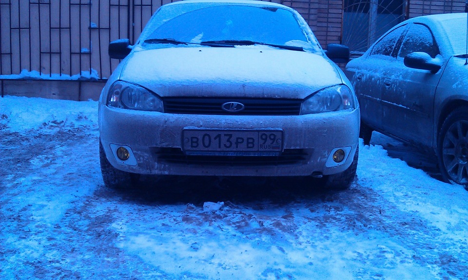 Туманки установлены — Lada Калина Хэтчбек (1G), 1,6 л, 2011 года ...