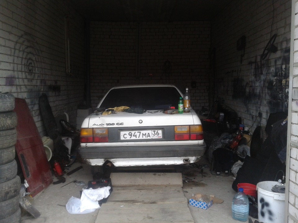 2.колодки (зад) — Audi 100 (C3), 2,3 л, 1983 года | плановое ТО | DRIVE2