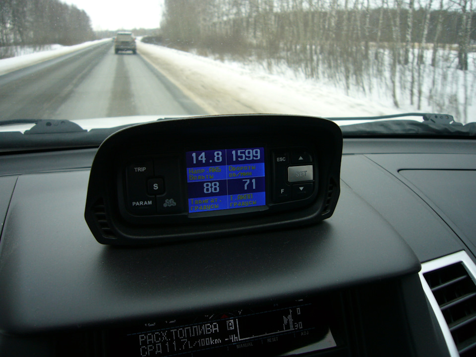 110 по трассе за городом. — Mitsubishi Pajero Sport (2G)