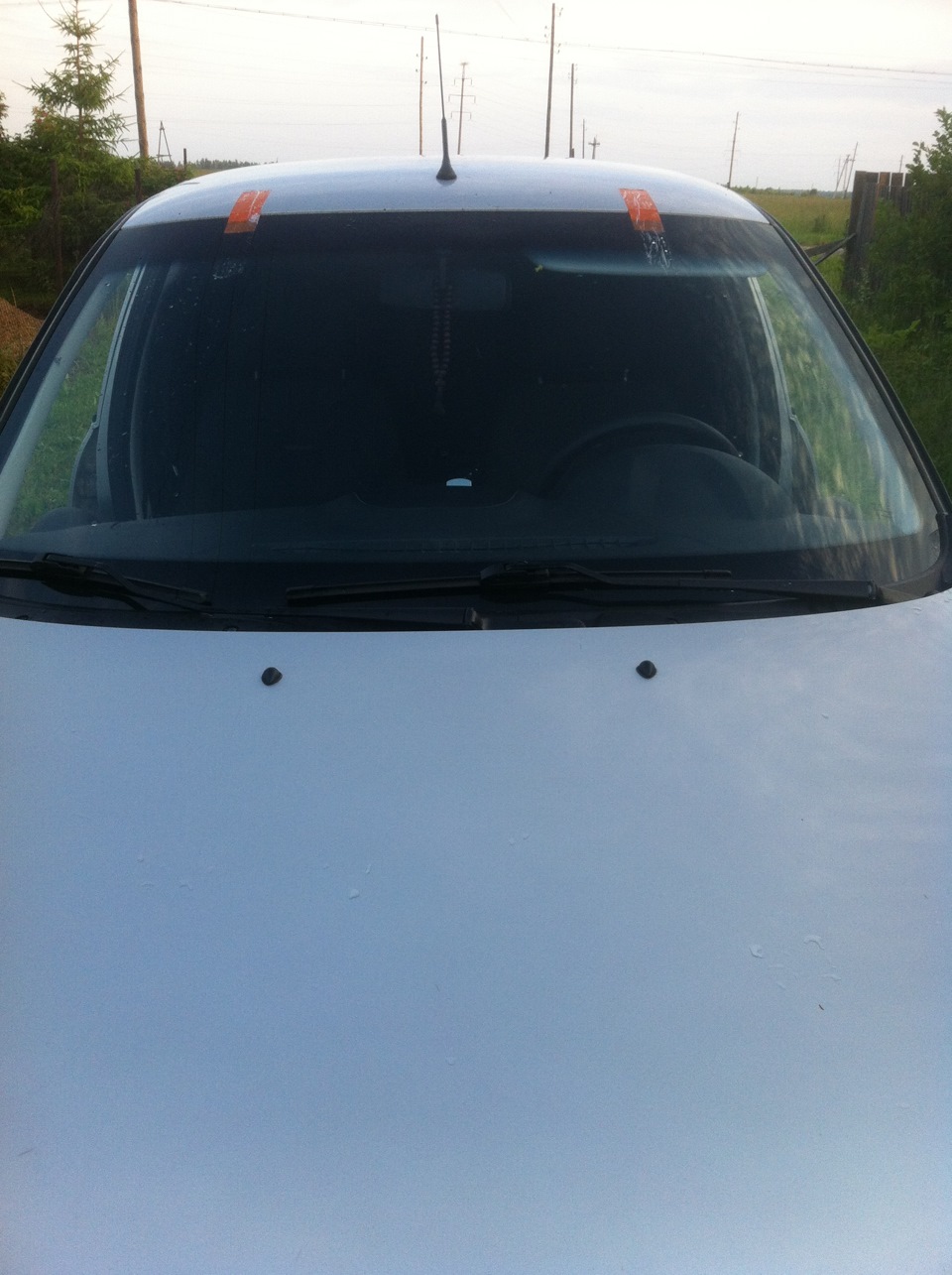 Замена лобового стекла — Lada Калина Хэтчбек (2G), 1,6 л, 2014 года ...