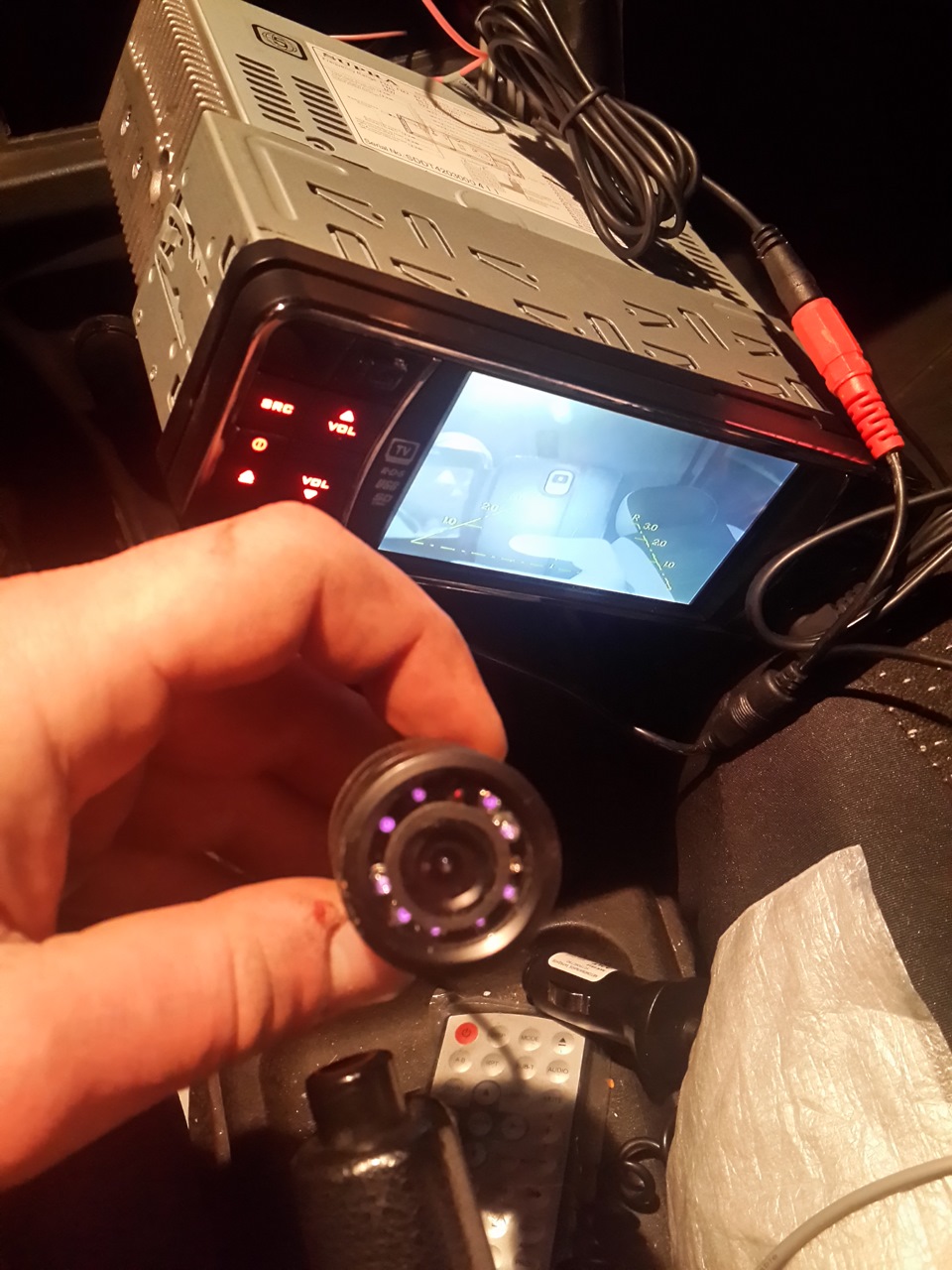 Камера заднего вида. — Lada 2115, 1,5 л, 2003 года | аксессуары | DRIVE2