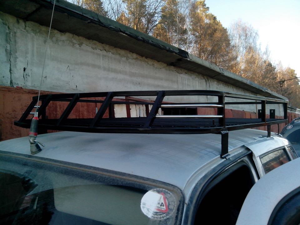 Багажник на крышу шевроле нива на рейлинги своими руками