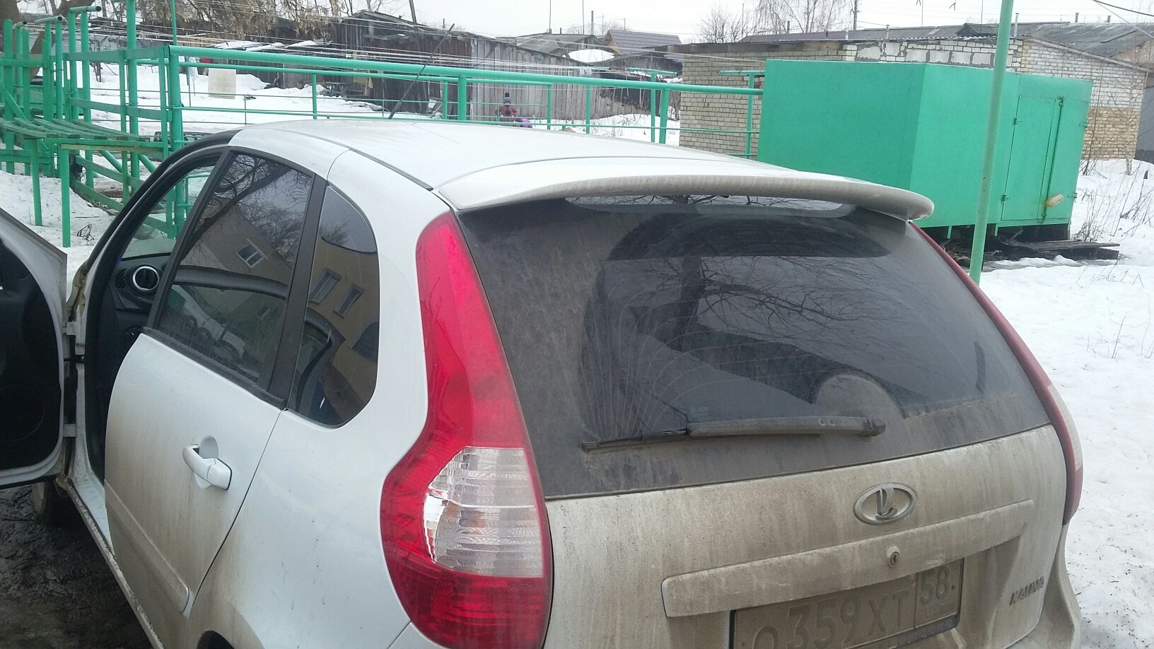 Спойлер Калина спорт — Lada Калина 2 хэтчбек, 1,6 л, 2014 года ...