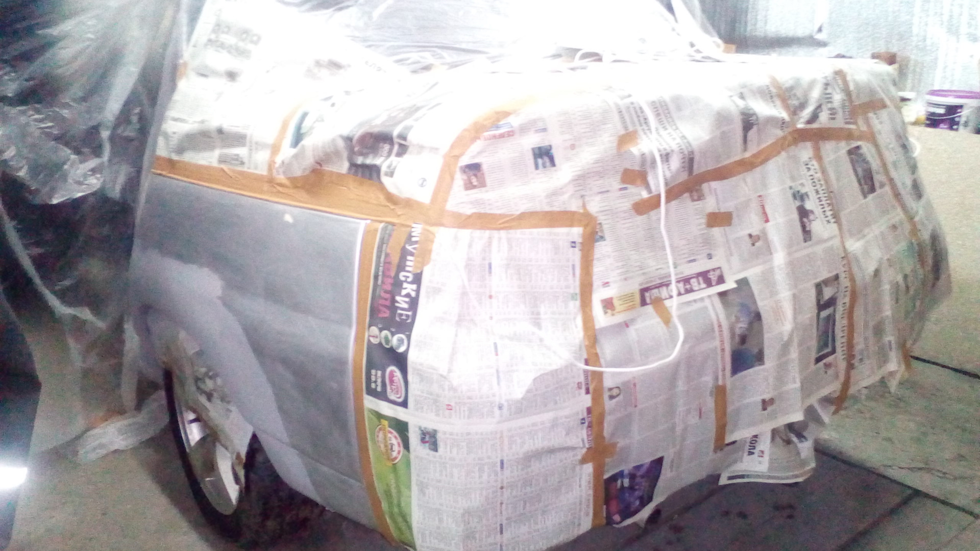 Ремонт задних крыльев часть 2(Покраска) — Lada 21104, 1,6 л, 2005 года ...