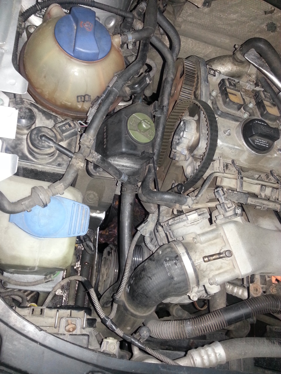 замена помпы — Audi A3 (8L), 1,8 л, 2000 года | своими руками | DRIVE2