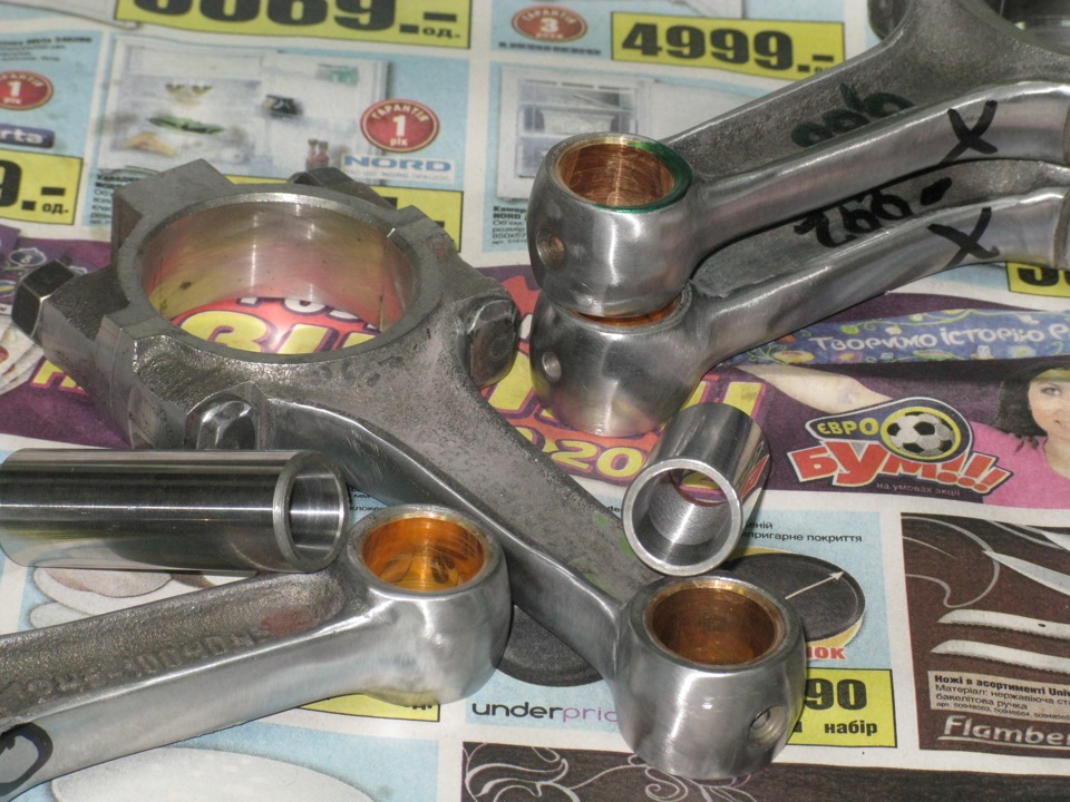Облегчение шатунов, проливка камеры сгорания и расточка каналов — ЗАЗ ...