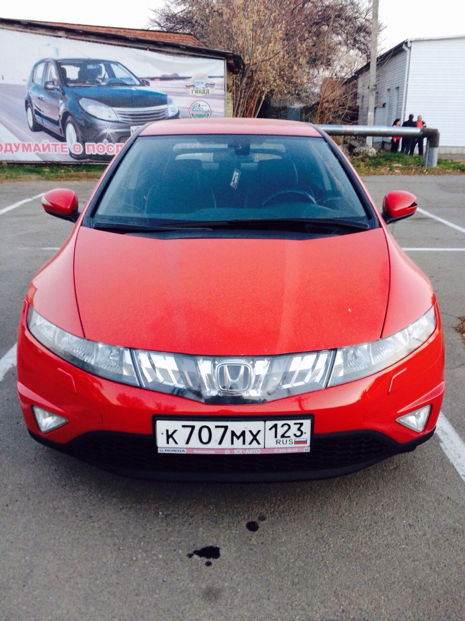 Повторная замена гос. номера на 707! — Honda Civic 5D (8G), 1,8 л, 2008  года | другое | DRIVE2