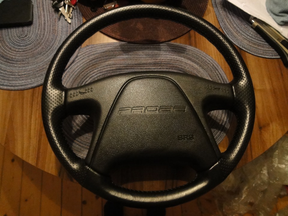 Кожаный руль с перфорацией — Ford Probe II, 2,5 л, 1997 года | стайлинг ...