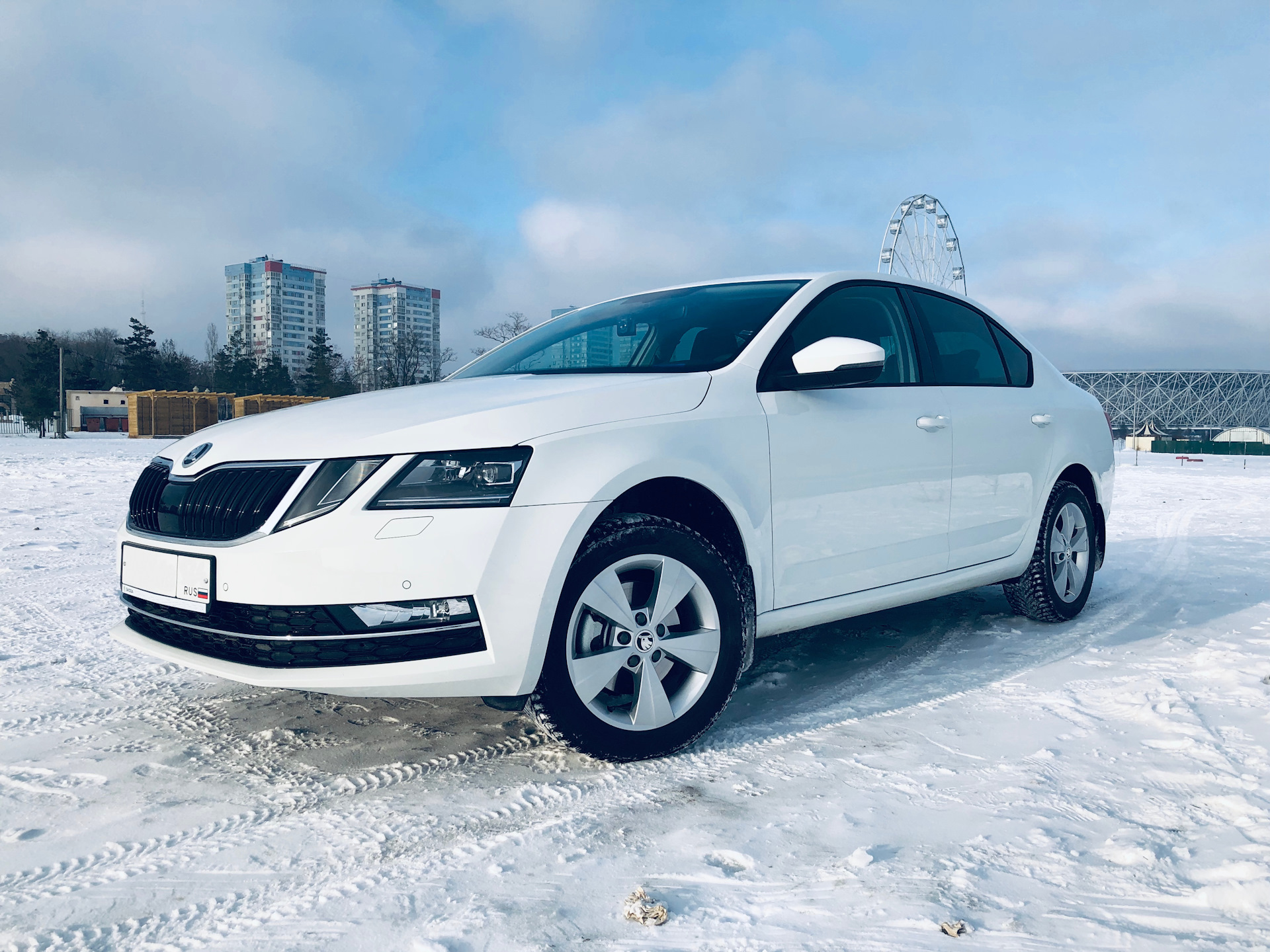 Skoda Octavia a7 зима