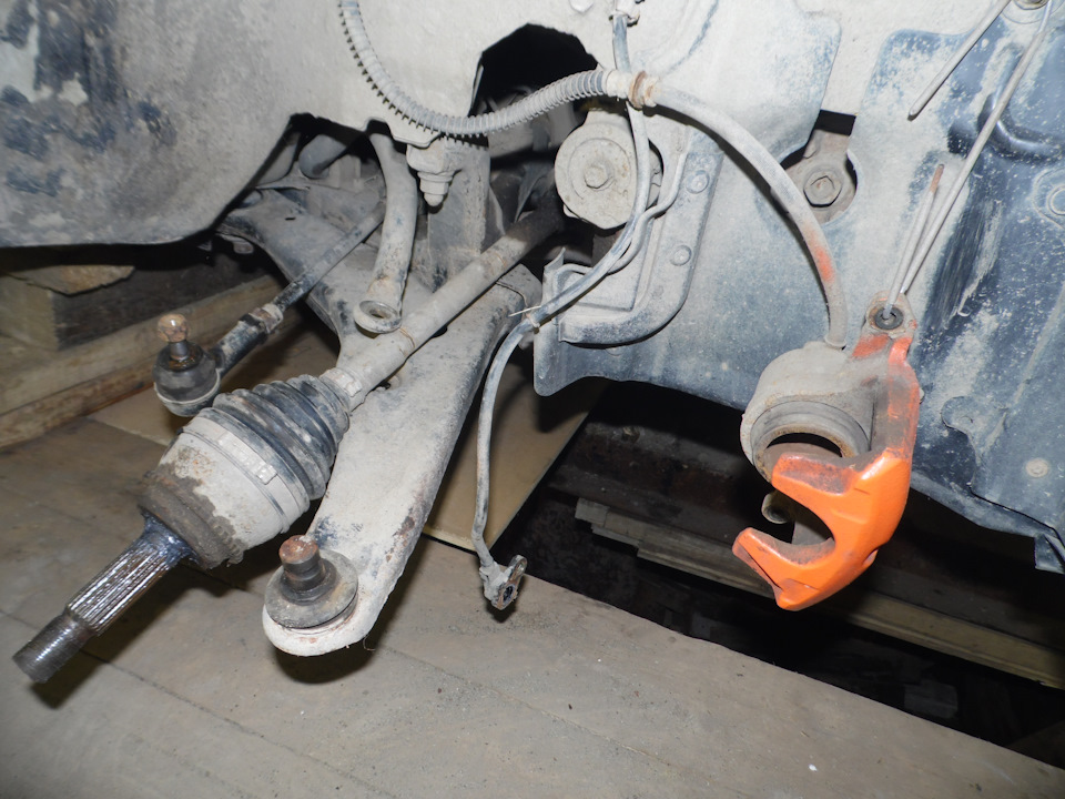 как снять рулевые тяги — Mitsubishi Airtrek, 2,4 л., 2001 года ...