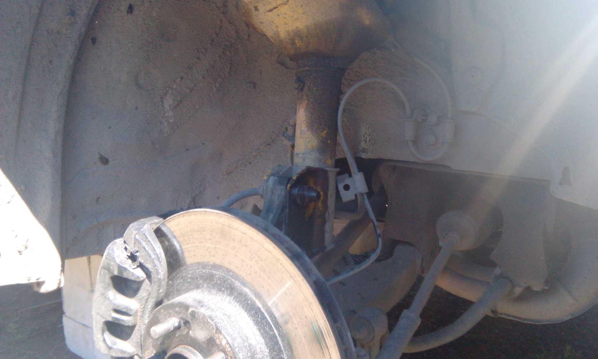 Замена стоек — Subaru Legacy B4 (BE), 2 л, 1999 года | своими руками ...