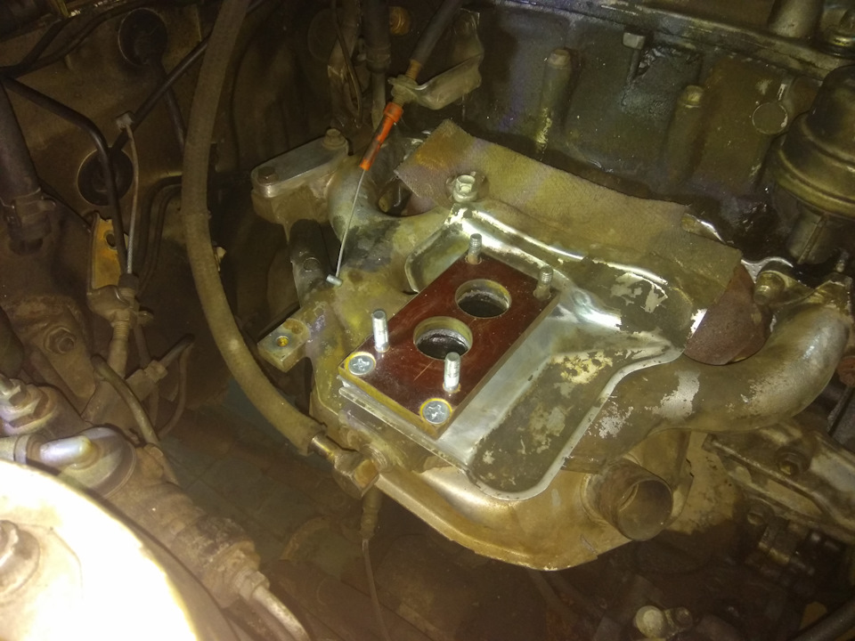 Свап карбюратора ДААЗ-21073 на 1S-U — Toyota Corona (T140), 1,8 л, 1982 ...