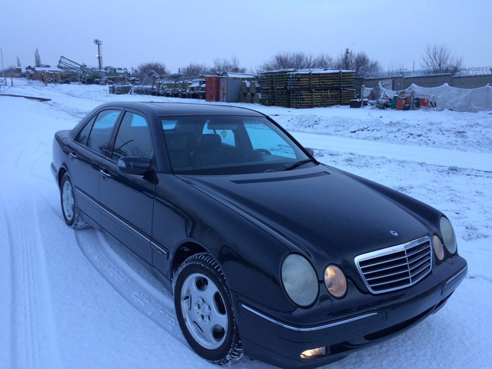 Mercedes Benz w210 зима