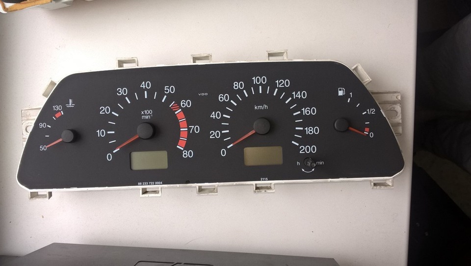 Приборная панель 2115 VDO — Lada 21074, 1,6 л, 2004 года | электроника ...