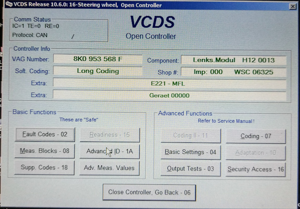 8K0953568F — Audi A5 (1G). Запчасти на фото: 8K0953568F
