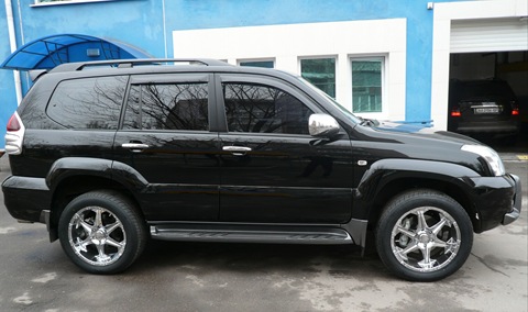 Chrome wheels - Toyota Land Cruiser Prado 40L 2007