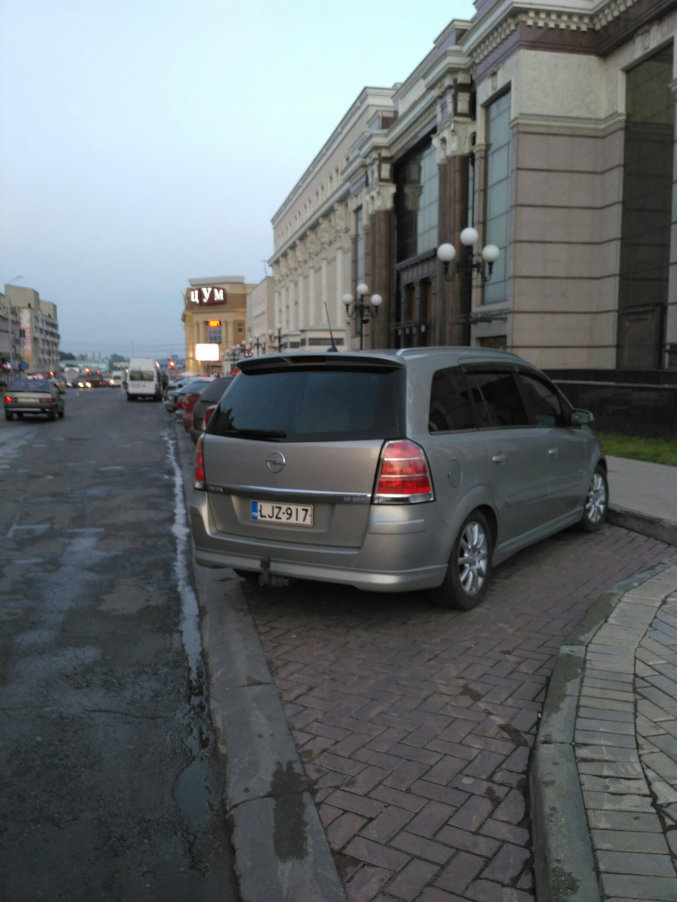 Финские номера для Пензы непривычны — Opel Zafira B, 1,9 л, 2007 года |  просто так | DRIVE2