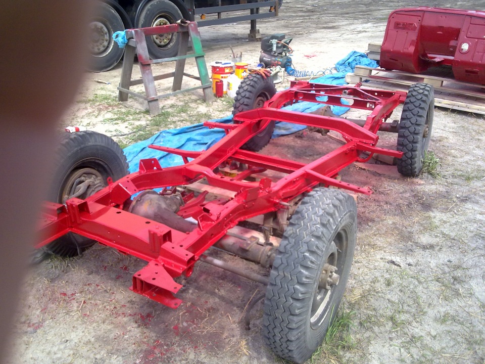 Пескоструй-грунтовка — ГАЗ 69, 2,1 л, 1963 года | кузовной ремонт | DRIVE2