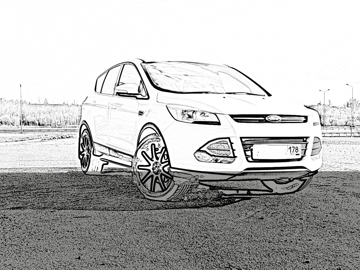 Ford kuga рисунок