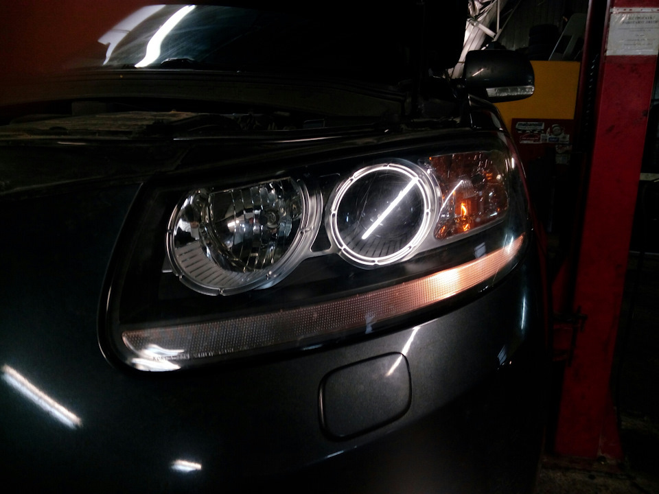 Замена габаритных ламп SantaFe на светодиодные — DRIVE2